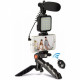 Tripod Stand | Bluetooth | Microphone LED Lamp | AY-49