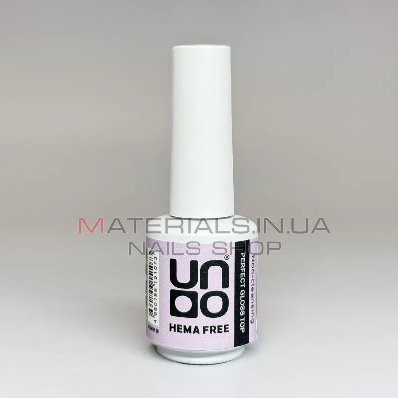 UNO HEMA FREE Perfect Gloss Top, без липкого слоя (Non-cleansing), 10 мл