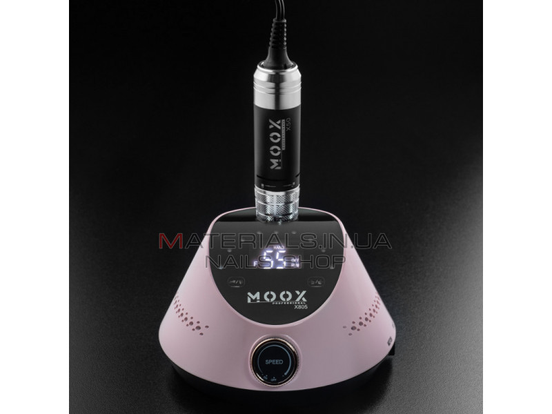 Фрезер Мокс X805 (Pink) на 55 000 об/хв. та 80W. для манікюру та педикюру