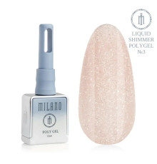 Liquid Shimmer Poly Gel Premium № 03