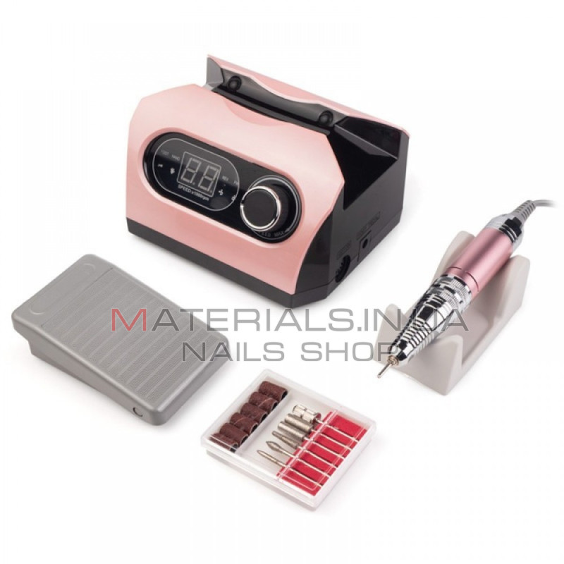 Фрезер для манікюру Nail Drill ZS-717 PRO PINK 65 Ватт, 35 000 об.