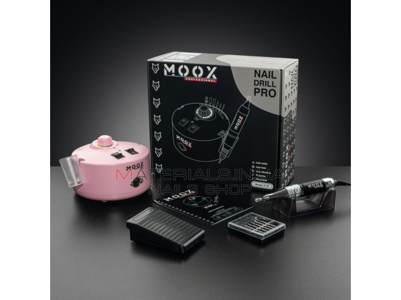 Фрезер Мокс X101 (Рожевий) на 50 000 об/хв. та 70W. для манікюру та педикюру