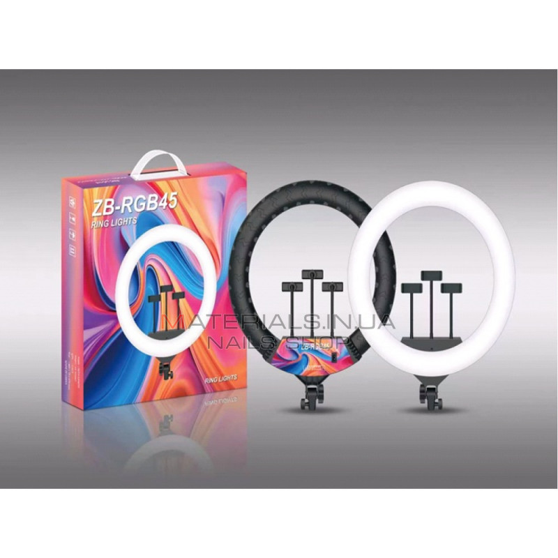 Лампа Кольцевая LED (45 cm) 256 Lights ZB-RGB45 Лампа Кольцевая LED (45 cm) 256 Lights ZB-RGB45