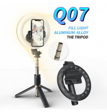 Monopod Tripod | Button Bluetooth | Ring LED Lamp | Q07