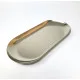 Лоток металлический для инструментов плоский (18х8,5 см), silver