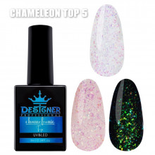 Топове покриття з поталлю №5 Chameleonic Top Дизайнер, 9 мл.