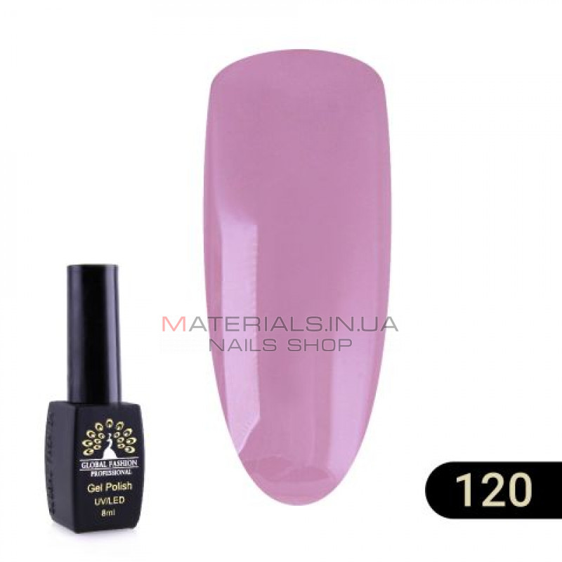 Гель лак BLACK ELITE 120, Global Fashion 8 мл Гель лак BLACK ELITE 120, Global Fashion 8 мл