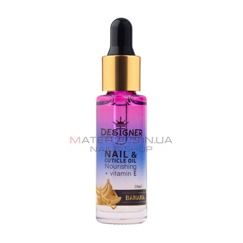 Масло для кутикулы 10 мл. (Банан №3) - Nail&Cuticle oil от Дизайнер Масло для кутикулы 10 мл. (Банан №3) - Nail&Cuticle oil от Дизайнер