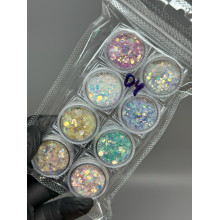 Набор декора для дизайна ногтей Starlet Professional, 10шт, №04