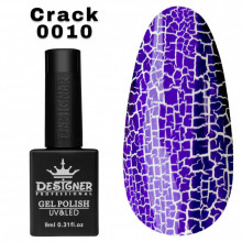 Гель лак Crack effect 010 Дизайнер (9мл.) - с эффектом Кракелюра (трескающийся)