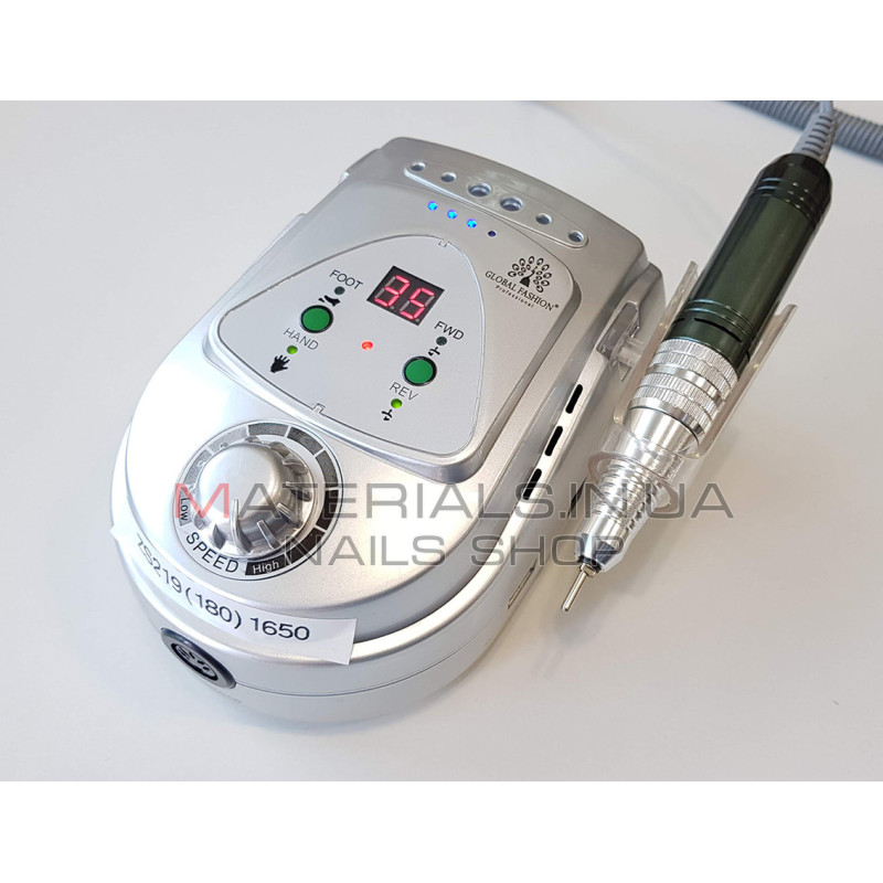 Фрезер з акумулятором Nail Drill ZS-219 Silver 35000 об., 45 Вт