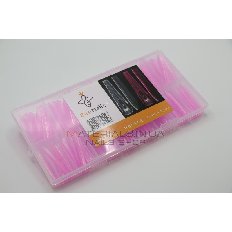 Верхние формы арочные для выкладного френча, Bee Nails, 150 шт