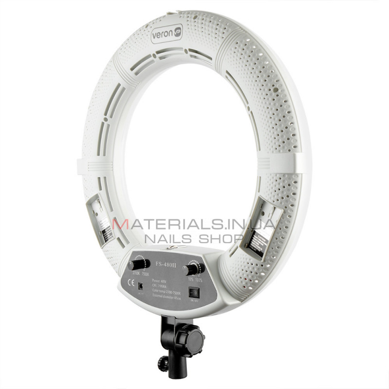 Лампа Кольцевая LED Veron FS-480 II LSD White с зеркалом 45см 48W 2700-7500K Лампа Кольцевая LED Veron FS-480 II LSD White с зеркалом 45см 48W 2700-7500K