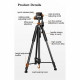 Tripod Stand Multifunctional (1.70m)  - T8Pro