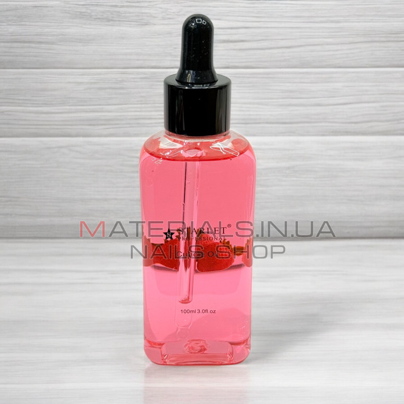 Сухе масло для кутикули Starlet Professional – Полуниця, 100 мл.