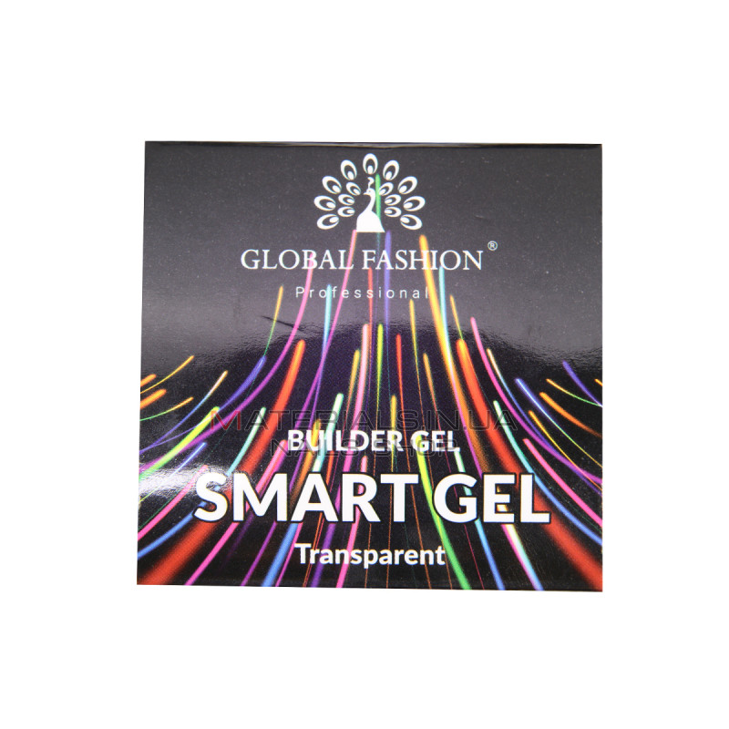 Прозрачный гель для моделирования ногтей, двухфазный, Smart Gel 15 г Прозрачный гель для моделирования ногтей, двухфазный, Smart Gel 15 г