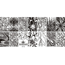 Диск для стемпінгу Designer металевий (12x6 см) №72