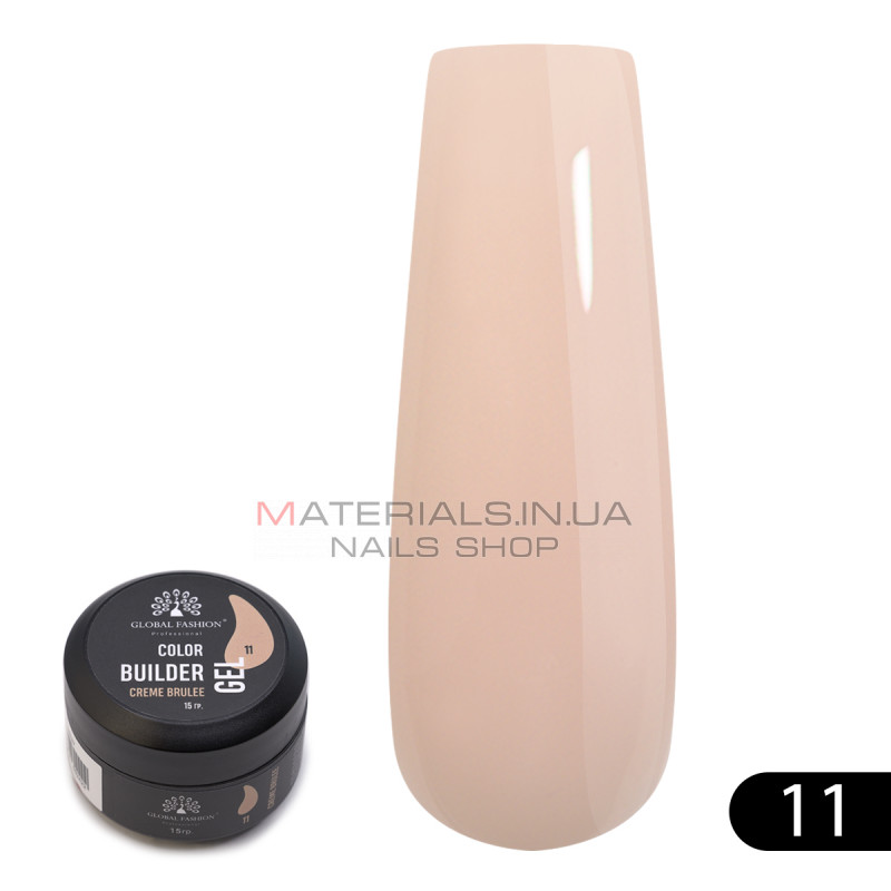 Гель для моделирования ногтей 15 гр, Color Builder Gel 11- Creme brulee Гель для моделирования ногтей 15 гр, Color Builder Gel 11- Creme brulee