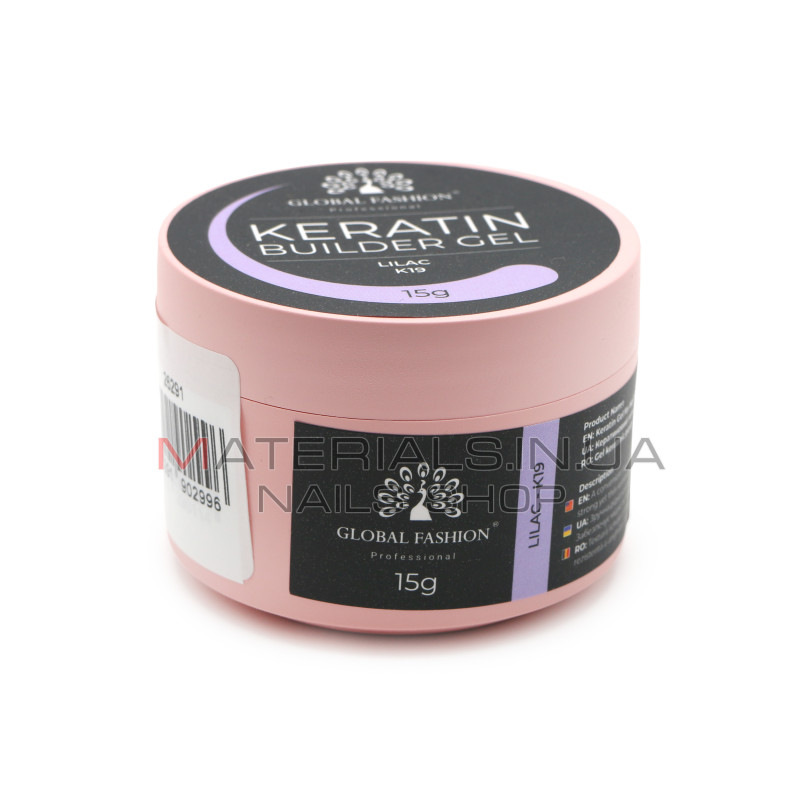 KERATIN BUILDER GEL, Global Fashion, 15 g, K19