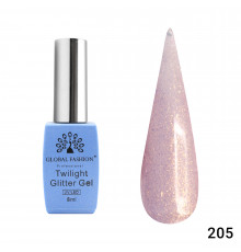 Гель лак Twilight Glitter 8 мл, 205