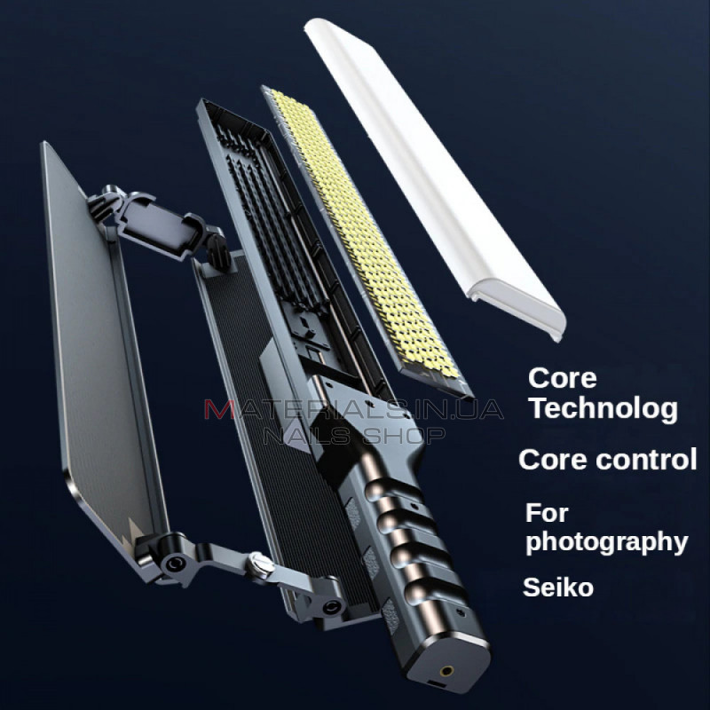 Лампа LED видео Handheld Fill Light Stick R1000 RGB 40x6.5 cm 204 Lights 3000K-6000K 18W 360 ° CRI 95 Лампа LED видео Handheld Fill Light Stick R1000 RGB 40x6.5 cm 204 Lights 3000K-6000K 18W 360 ° CRI 95