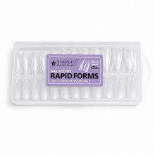 Гелеві тіпси для нарощування нігтів матові Starlet Professional Rapid Forms Мигдаль, 240 шт.