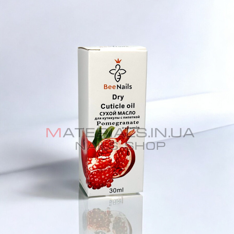 Сухе масло для кутикули BeeNails "Pomegranate", 30 мл