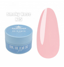 Builder Gel 30 мл., Дизайнер (Моделирующий гель) R15 Smoky Rose