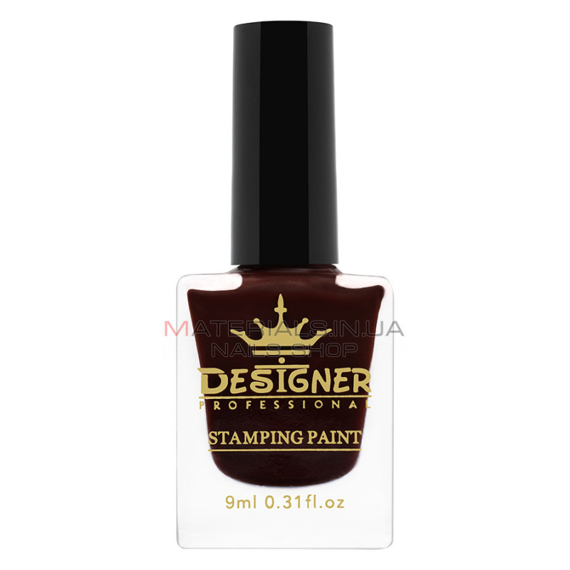 Stamping Paint Лак-фарба для стемпінгу Designer Professional, 9 мл. №06 Stamping Paint Лак-фарба для стемпінгу Designer Professional, 9 мл. №06