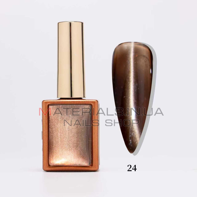 Гель лак кошачий глаз Autumn Whispers Cat Eye, 24
