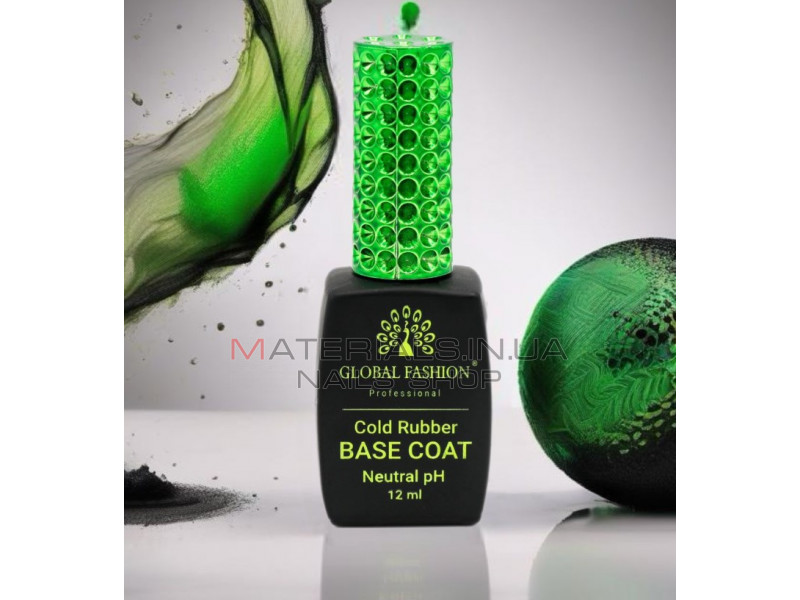 База для гель лака Global Fashion, Rubber Base Coat without Chemical 12 мл