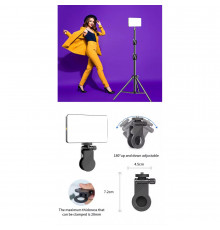 Селфи вспышка M12  7,4W color 2500-9000K CRI95+ Battery 3000mAh