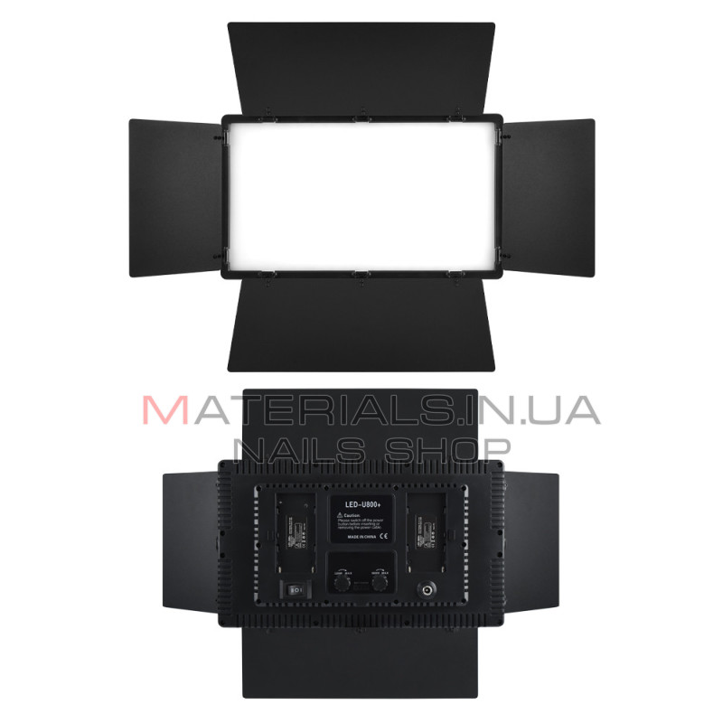 LED-відеосвітло U800, 29 × 17 см, 960 світлодіодів, 3200 K-6500 K, пульт ДК