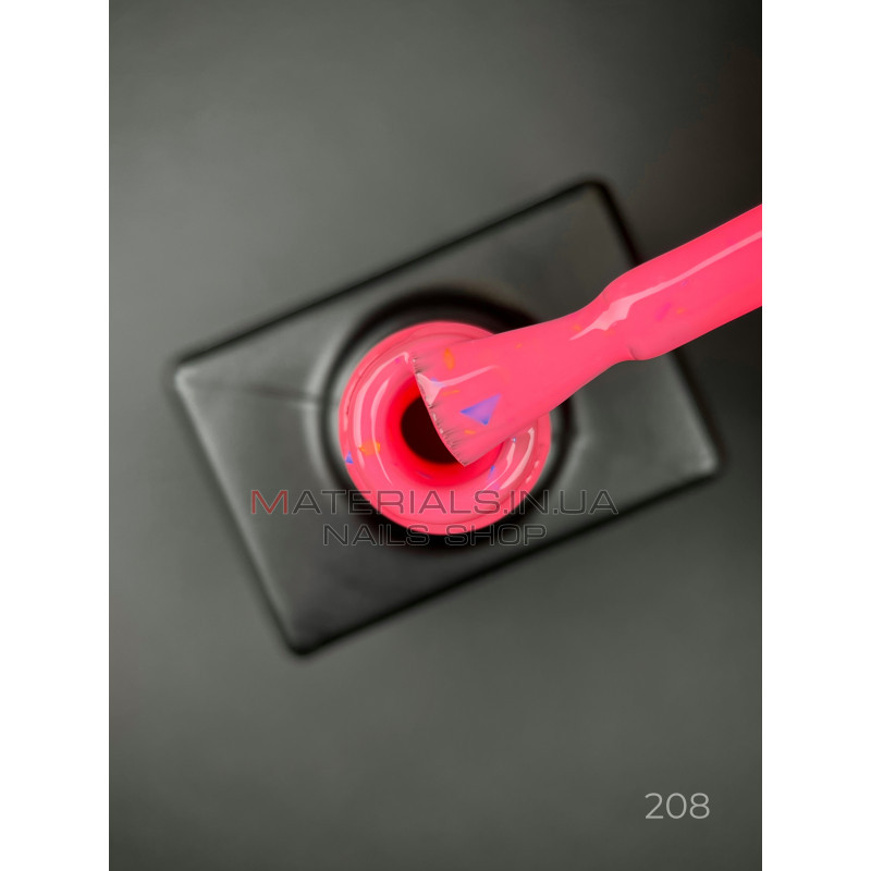 Цветная база Sugar base 208 Дизайнер (9 мл.) - с разноцветными хлопьями Цветная база Sugar base 208 Дизайнер (9 мл.) - с разноцветными хлопьями