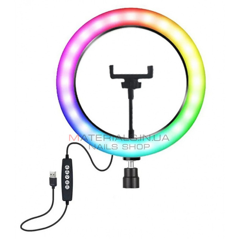 Лампа Кольцевая RGB LED (30 cm) RD-30 Лампа Кольцевая RGB LED (30 cm) RD-30
