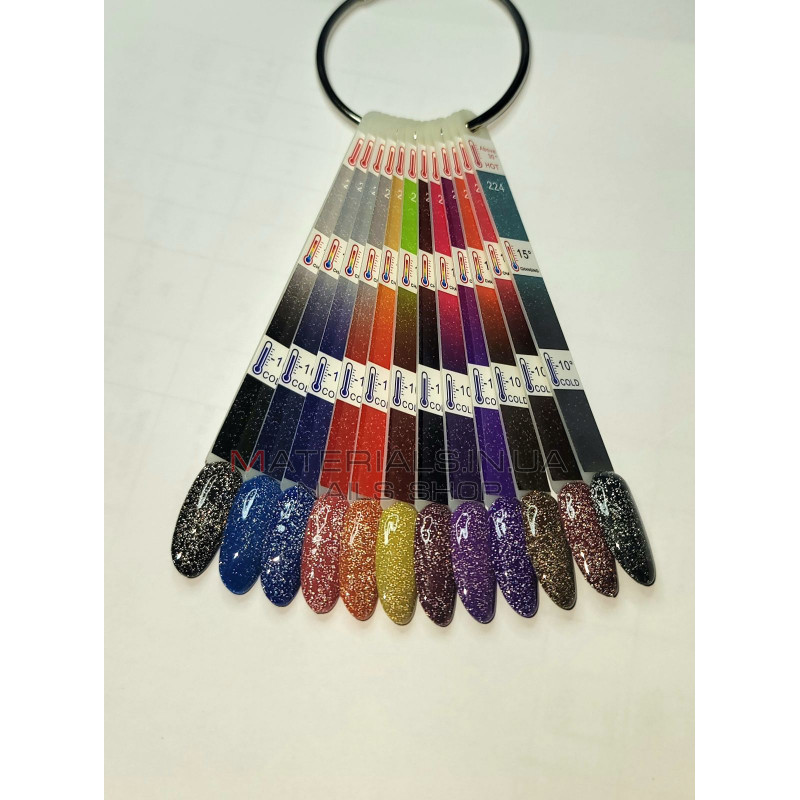 Гель лак Temperature Color Change Disco 218, 8 мл Гель лак Temperature Color Change Disco 218, 8 мл