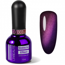 Гель-лак LILLYBEAUTE Galactic №003 галактичний фіолетовий, 12мол