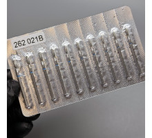 Набір алмазних фрез 10 шт., (Тупе полумья 262/021B)