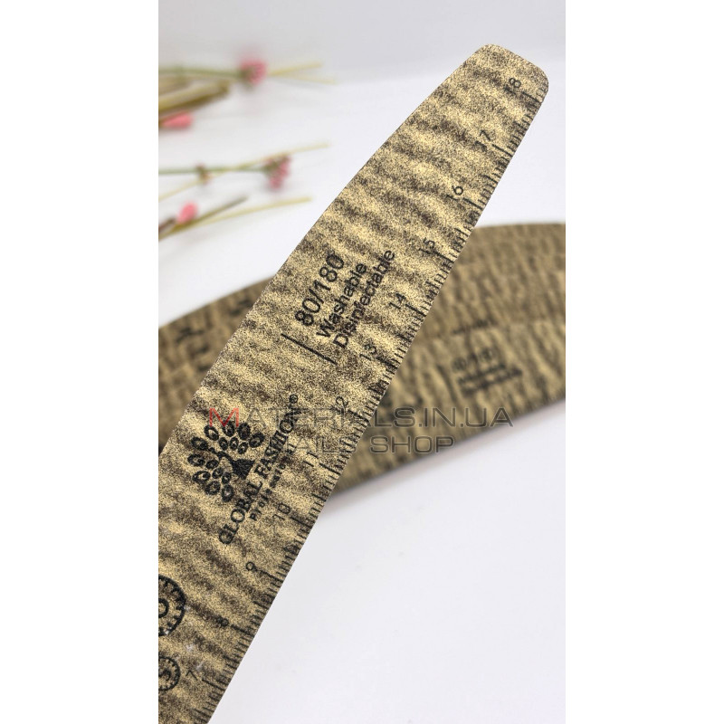 Упаковка пилок Global Fashion (color series) - човен 80/180 грит (25шт)