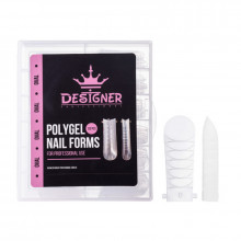 Polygel Nail Forms (Oval) - Верхні форми Дизайнер
