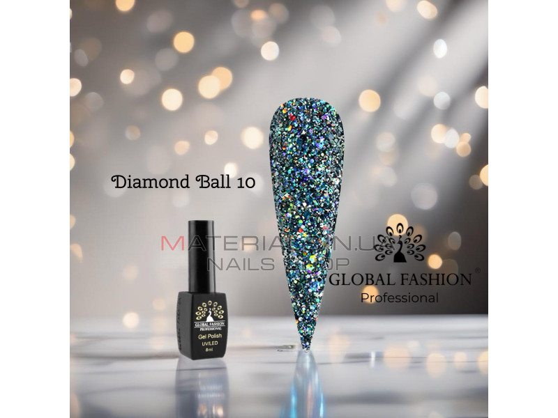 Гель лак Diamond Ball Global Fashion 8 мл, 010