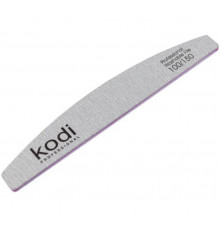 Пилка для ногтей Kodi Professional 100/150 полумесяц 96, цвет серый