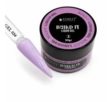 Гель для наращивания и укрепления ногтей Build It Liquid Gel Starlet Professional №03, 30г