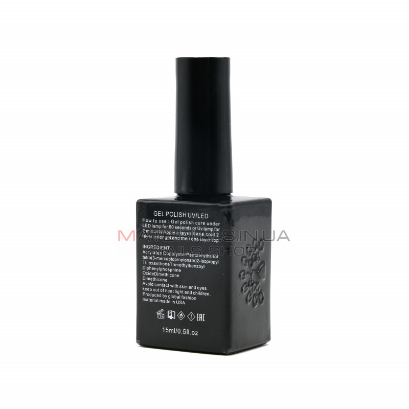 Гель лак Global Fashion, Gel polish 15 ml, 86