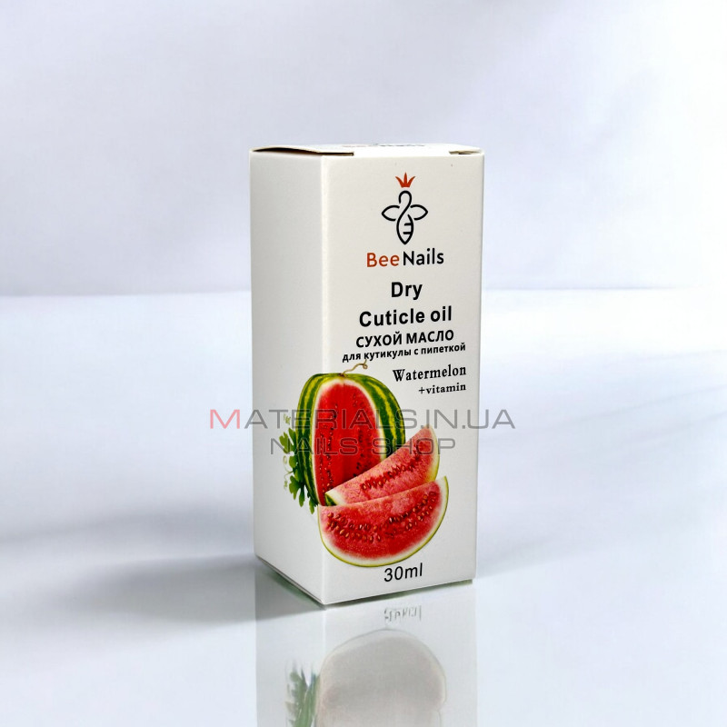 Сухе масло для кутикули BeeNails "Watermelon", 30 мл Сухе масло для кутикули BeeNails "Watermelon", 30 мл