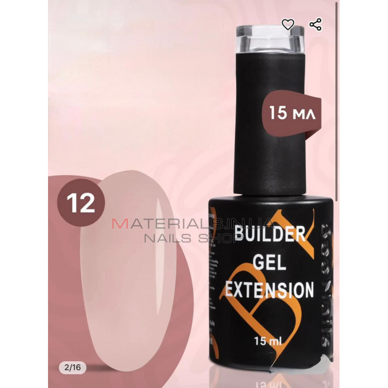 Гель для наращивания Builder Gel Extension Bee Nails 15 мл, 12