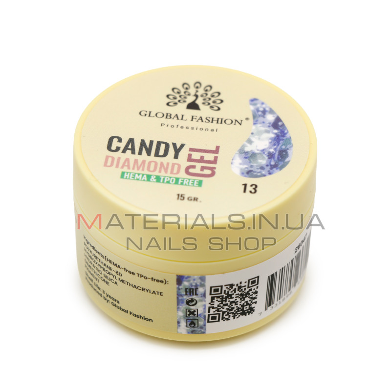 Гель для моделювання нігтів 15 г, Diamond Builder Gel 13