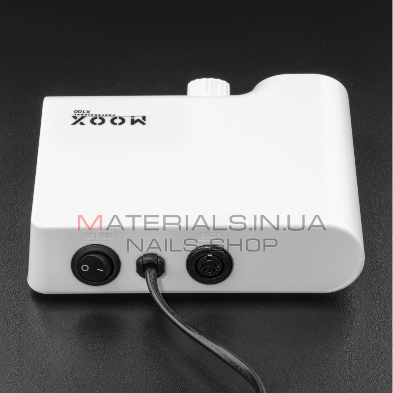 Фрезер Мокс X100 (Білий) на 45 000 об/хв. та 70W. для манікюру та педикюру