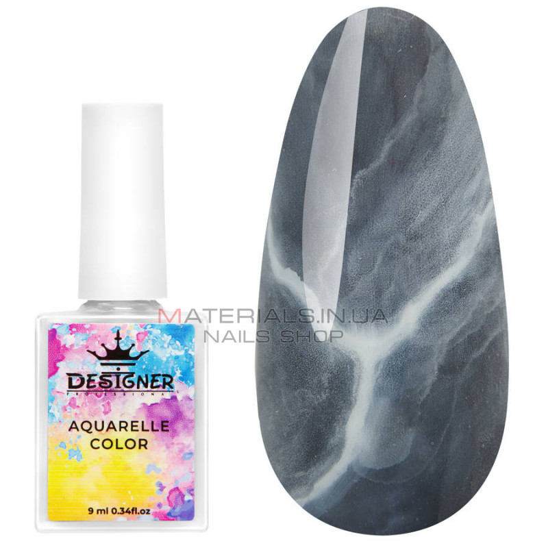 Aquarelle Color Designer №01 акварельні краплі для дизайну нігтів, 9 мл Aquarelle Color Designer №01 акварельні краплі для дизайну нігтів, 9 мл