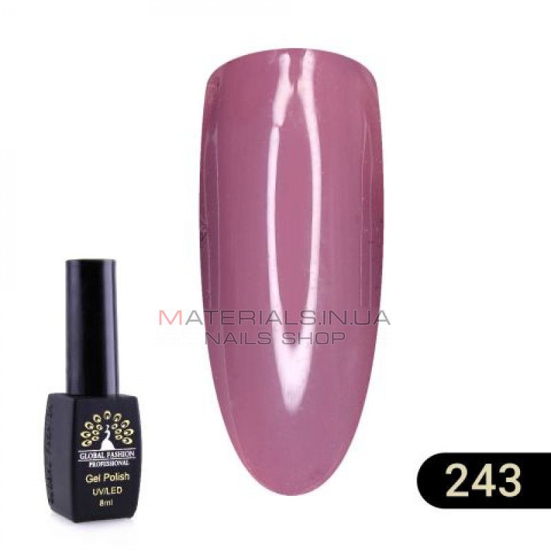 Гель лак BLACK ELITE 243, Global Fashion 8 мл Гель лак BLACK ELITE 243, Global Fashion 8 мл